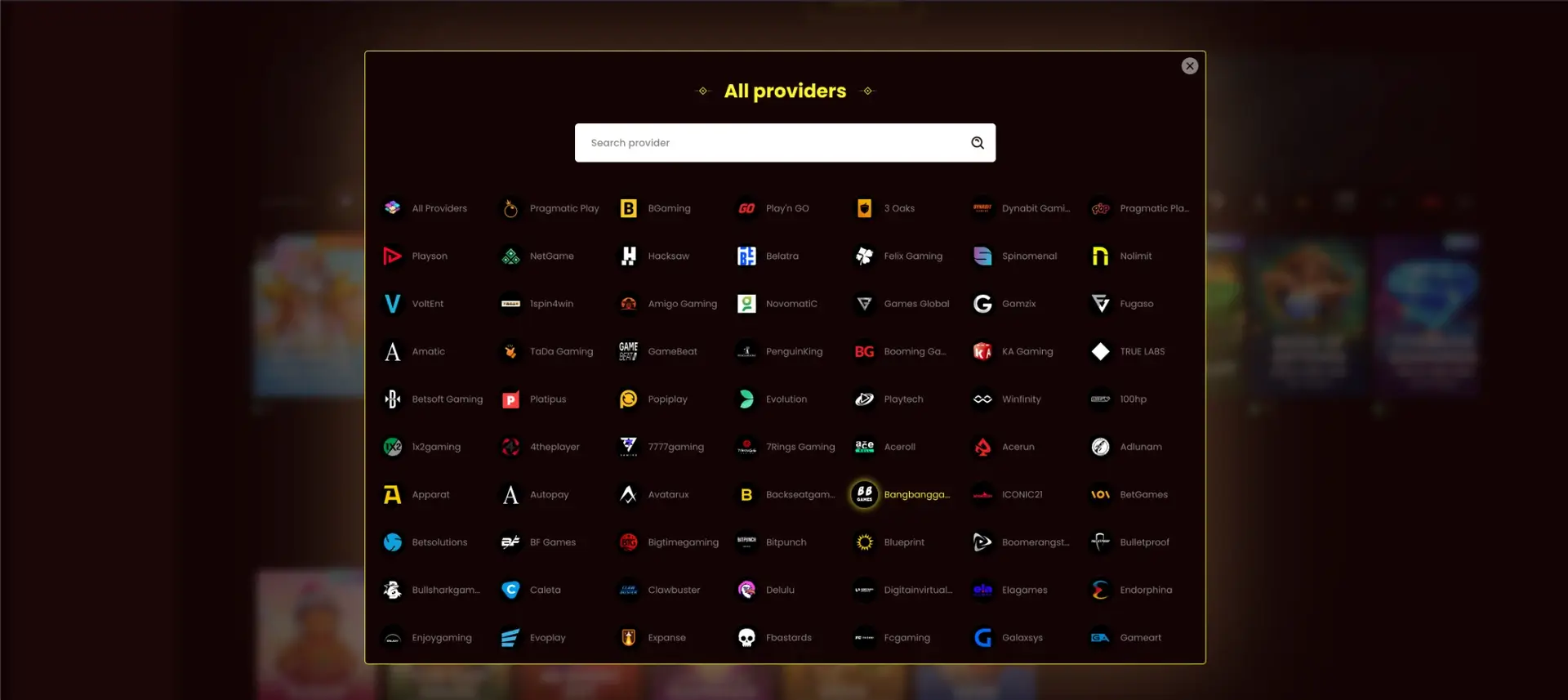 Dragon Slots - all providers